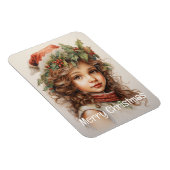 Kerstmeisje Custom 24 van 25 Magneet (Rechterzijde)