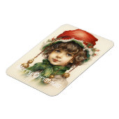 Kerstmeisje Custom 6 van 25 Magneet (Linkerzijde)