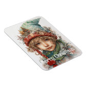 Kerstmeisje Custom 7 van 25 Magneet (Rechterzijde)