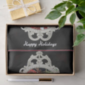 Kerstmeisje Dazzling Red & Gold Dress Tissuepapier (Geschenk)