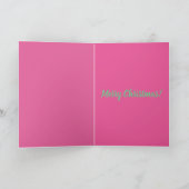 Kerstmeisje. Feestdagen Kaart (Binnen)