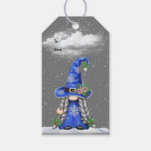 Kerstmeisje Gnome Cadeaulabel (Voorkant)