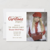 kerstmeisje kaart (Voorkant)