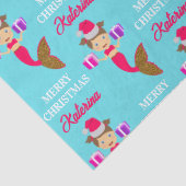 Kerstmeisje kerstman kerstman kerstman kerstman ke tissuepapier (Detail)