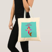 Kerstmeisje kerstman kerstman kerstman kerstman ke tote bag (Voorkant (product))