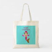 Kerstmeisje kerstman kerstman kerstman kerstman ke tote bag (Achterkant)