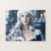 Kerstmeisje Legpuzzel (Horizontaal)