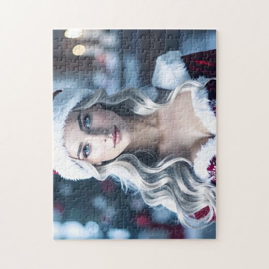 Kerstmeisje Legpuzzel (Verticaal)