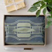 kerstmeisje met Drink en bomen Tissuepapier (Geschenk)