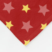 Kerstmeisje met een Afro-cartoon Fleece Deken (Hoek)