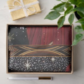 Kerstmeisje met Star-Drenched Night Sky Tissuepapier (Geschenk)