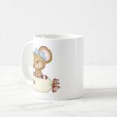 Kerstmeisje Mouse Koffiemok (Voorkant links)