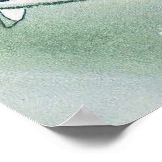  kerstmeisje poster (Hoek)