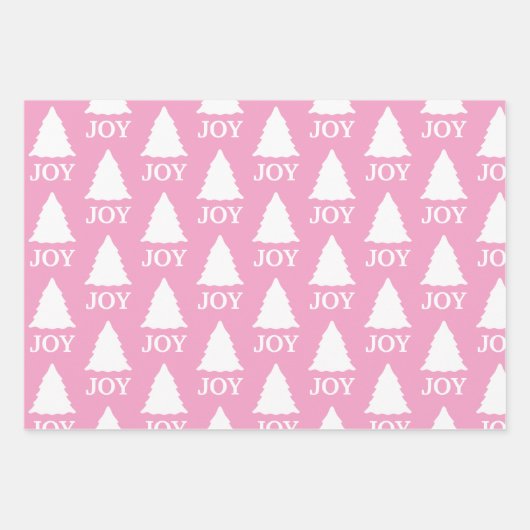 Kerstmeisje Roze en White Pattern Inpakpapier Vel (Voorkant 2)