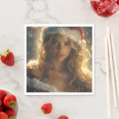 Kerstmeisje Servet (Insitu)