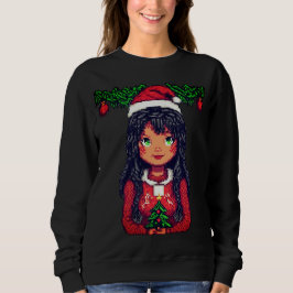 Kerstmeisje Sweatshirt