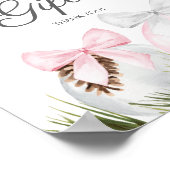 Kerstmeisjes Baby showers kaarten en geschenken Po Poster (Hoek)