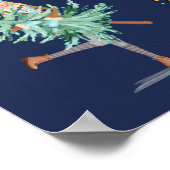 kerstmeisjes die met kerstmis worden gehouden, met poster (Hoek)