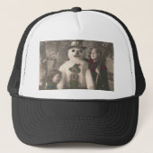 Kerstmeisjes en Snowman  Foto Trucker Pet (Voorkant)