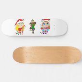 kerstmeisjes persoonlijk skateboard (Horizontaal)