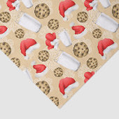 kerstmelk en koekjes, geventileerd patroon tissuepapier (Detail)