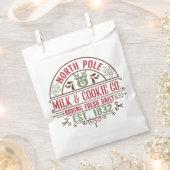 Kerstmelk koekjesbedrijf Favor Bag Bedankzakje (Geknipt)