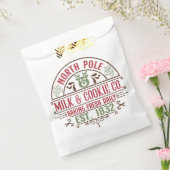 Kerstmelk koekjesbedrijf Favor Bag Bedankzakje (Gezegeld)