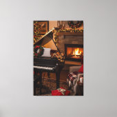 Kerstmelodieën Canvas Afdruk (Voorkant)