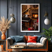 Kerstmelodieën Canvas Afdruk