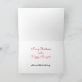 Kerstmeloenen en kipkadebossen-Baby Feestdagen Kaart (Binnen)