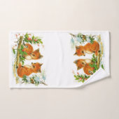 Kerstmeloenen met handdoekhanddoek handdoek (Handdoek)