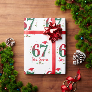 Kerstmeme Zes Zeven 67 6 7 Feestdag Cadeaupapier