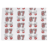 Kerstmeme Zes Zeven 67 6 7 Kerstman Groot Cadeauzakje (Voorkant)