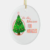 Kerstmengeling met baarmoederhalskanker keramisch ornament (Rechts)