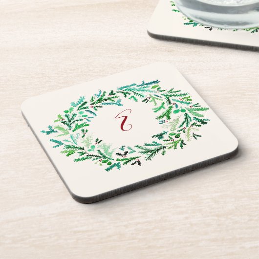 kerstmengok bier onderzetter (Linkerzijde)