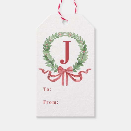 kerstmengok cadeaulabel (Voorkant)