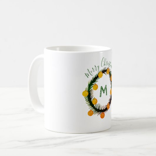 kerstmengok koffiemok (Voorkant links)