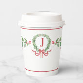 kerstmengok papieren bekers (Achterkant)