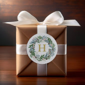 kerstmengok ronde sticker