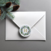 kerstmengok ronde sticker