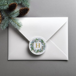 kerstmengok ronde sticker