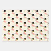 Kerstmenquapier 3 inpakpapier vel (Voorkant 3)