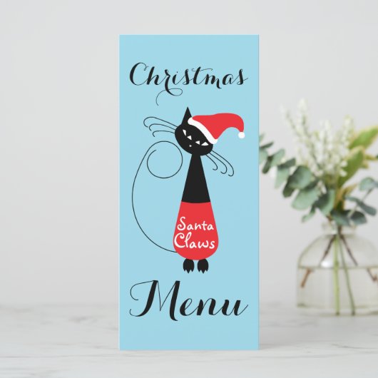 Kerstmenu Kerstmis Menu (Staand voorkant)