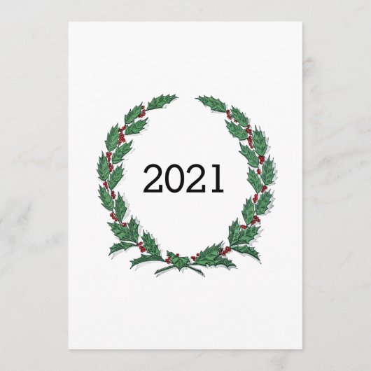 Kerstmenu Menu (Achterkant)