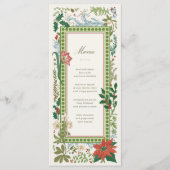 Kerstmenu met Vintage Botanicals Menu (Voorkant)