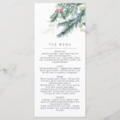 Kerstmenu's | Winter bruiloft Menu (Voorkant)