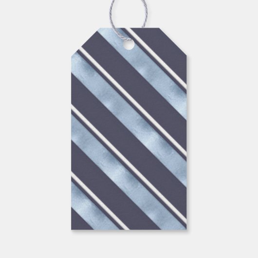 Kerstmerk Blauw ID862 Cadeaulabel (Achterkant)