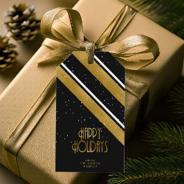 Kerstmerk Gold ID862 Cadeaulabel