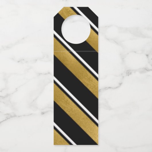 Kerstmerk Gold ID862 Flessenhanger (Achterkant)