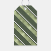 Kerstmerk groen/wit ID862 Cadeaulabel (Achterkant)
